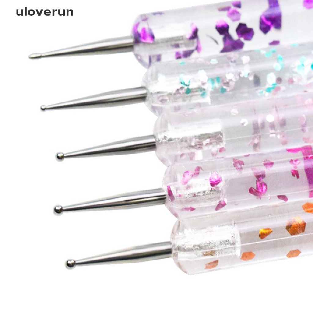 [Hàng mới về] 5 dụng cụ chấm vẽ móng 2 đầu tạo kiểu nghệ thuật