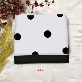 vải áo dài lụa chấm bi