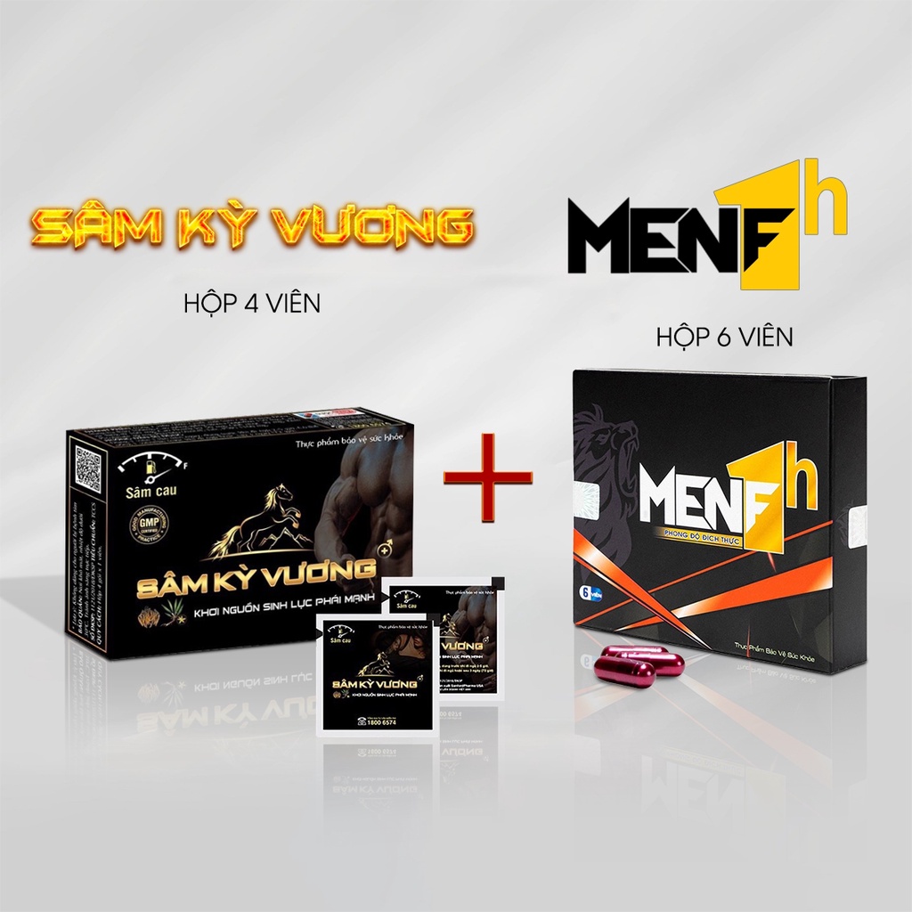 Viên uống SiloFlam tăng cường sinh lực  + Kéo dài thời gian MenF 1H  - Tăng cương sinh lý nam giới
