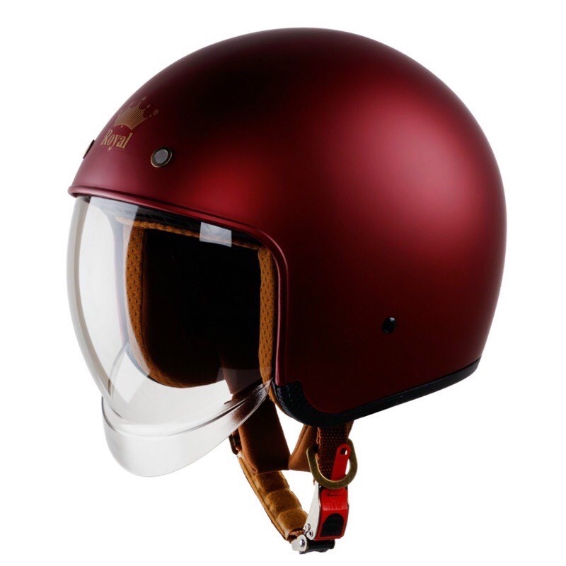 Mũ Bảo Hiểm Trùm 3/4 Đầu Kính Âm Cao Cấp - Lót Tháo Rời - ROYAL M139 - Hàng Chính Hãng - Bảo Hành 12 Tháng