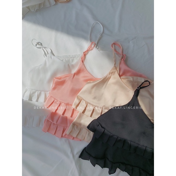 Đồ bộ ngủ mặc nhà Lolita Set ( Kem )