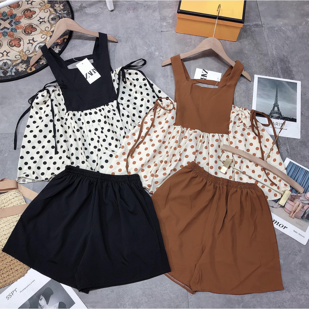 Set chấm bi buộc 2 bên siêu đáng yêu ( kèm ảnh thật, video ) | BigBuy360 - bigbuy360.vn