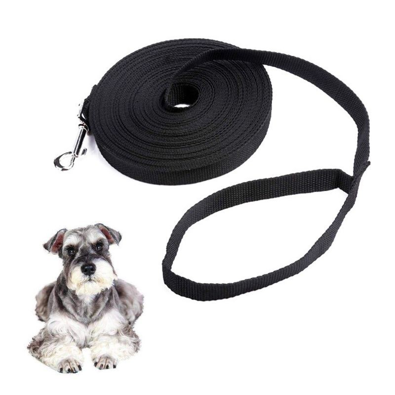 SEL♡♡ 10M/15M Faux Nylon Dog Leash Lead for Tracking Training Long Line Traction Rope