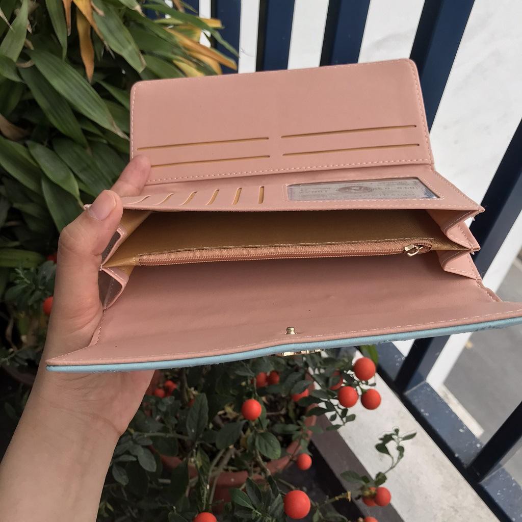 [Ví Nữ Dáng Dài] Ví Nữ Cầm Tay Đẹp Giá Rẻ Bóp Nữ Cao Cấp - Ví Da Nữ Hàng Hiệu Bảo Hành 12 Tháng | BigBuy360 - bigbuy360.vn