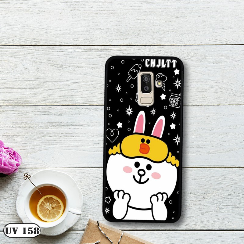 Ốp lưng nhám Samsung Galaxy J8 - in hình