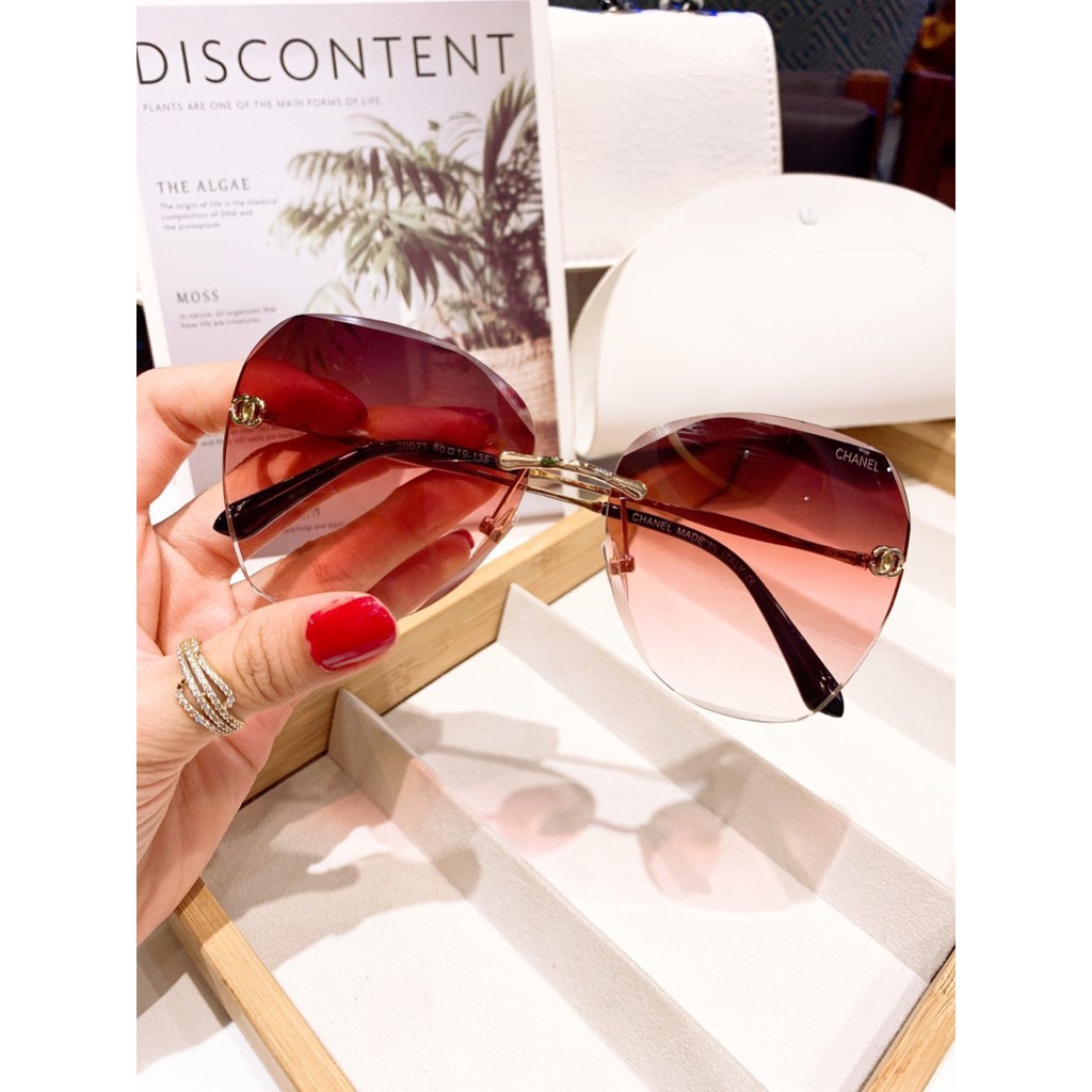 Kính mát thời trang nữ A2087 chống tia UV400 form kính lục giác với nhiều màu sắc cá tính phù hợp mang đi chơi đi làm | BigBuy360 - bigbuy360.vn