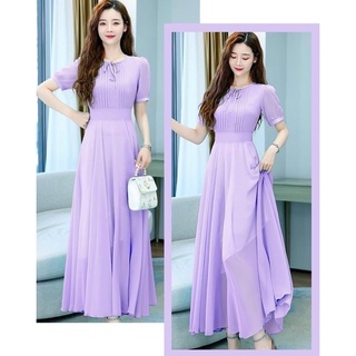 Đầm xòe phối xếp li