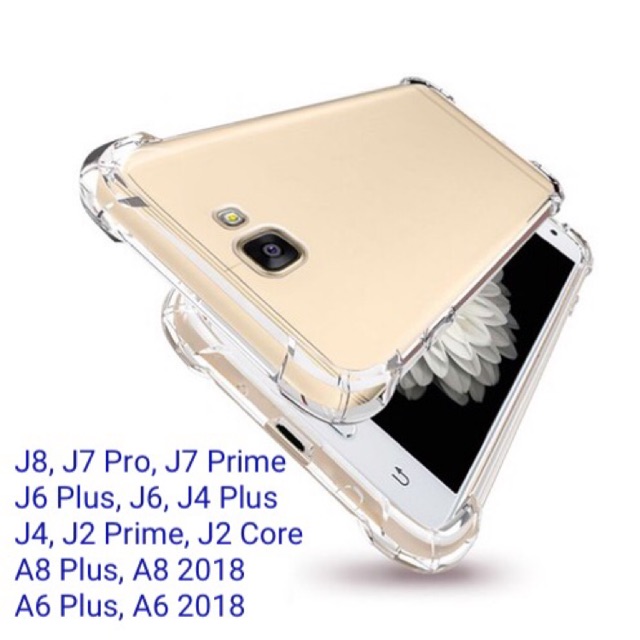 Ốp Lưng Dẻo Trong Chống Sốc Samsung J8, J7 Pro, J7 Prime, J6 Plus, J6, J4 Plus, J4, J2 Prime, J2 Core, A8 - A6 2018 Plus