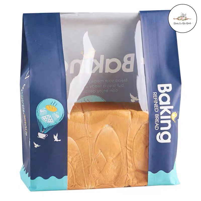 Túi Đựng Bánh Mì Hoa Cúc Banking Blue 450gr