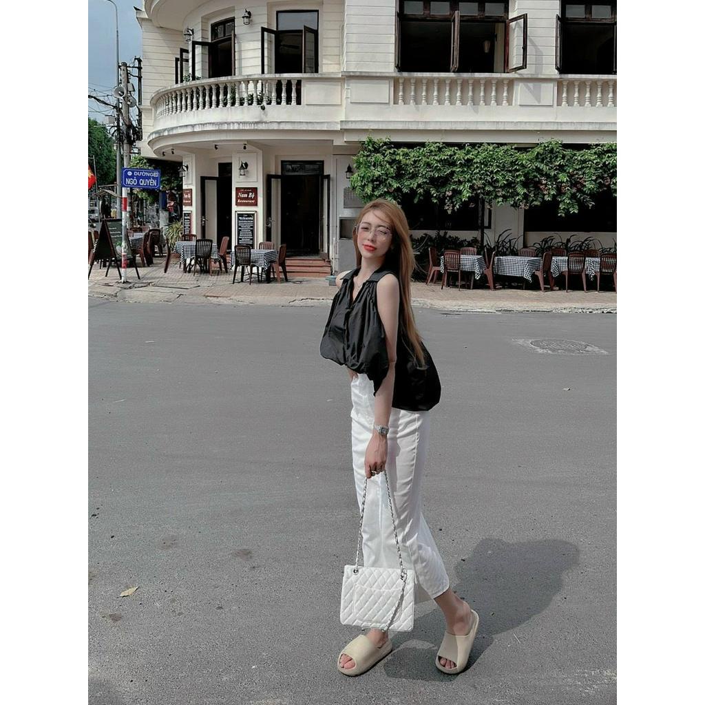 Chân váy kaki from dài dễ phối đồ - Tặng Nịt 3 Size SML