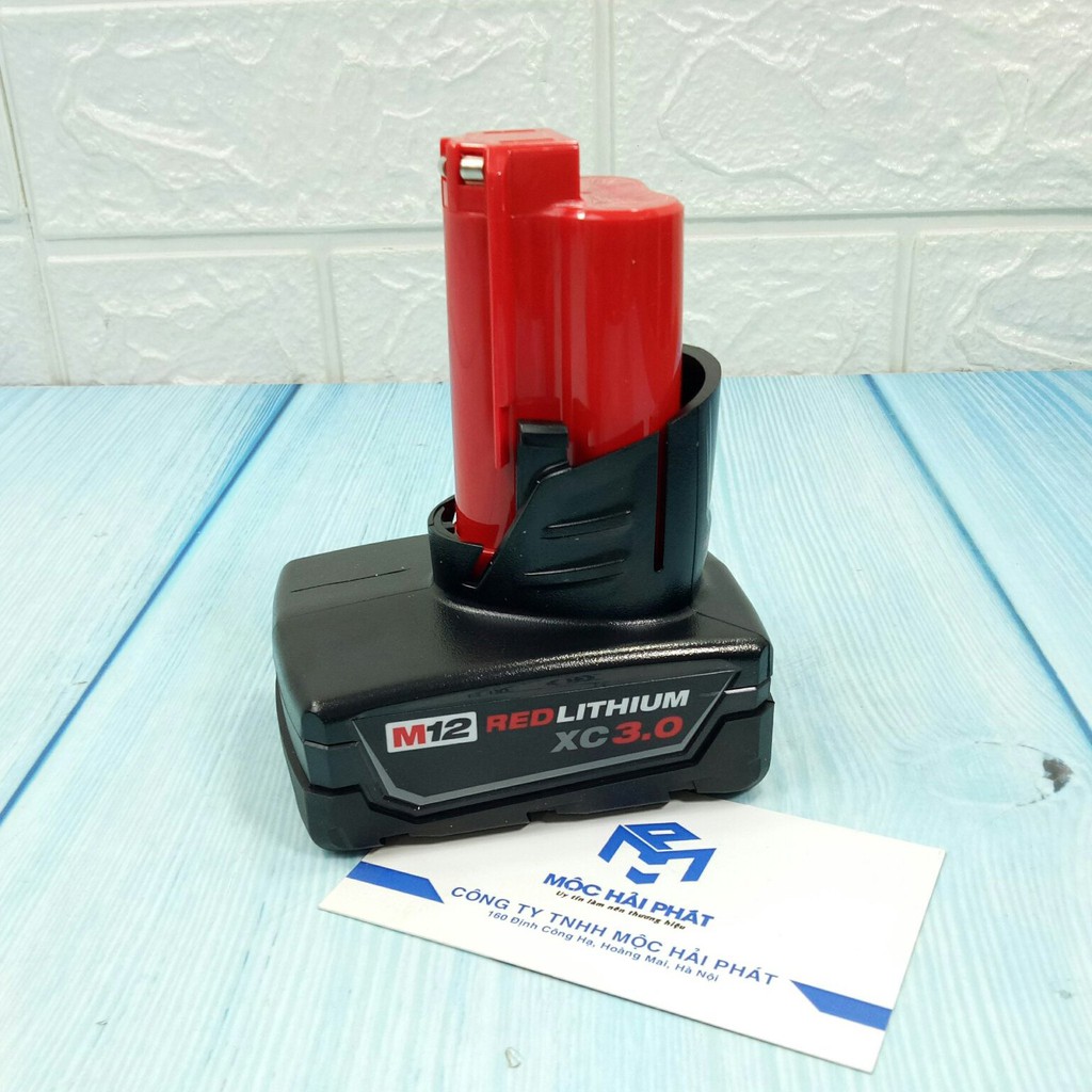 Pin Milwaukee 3a-12V USA - Nghề Mộc