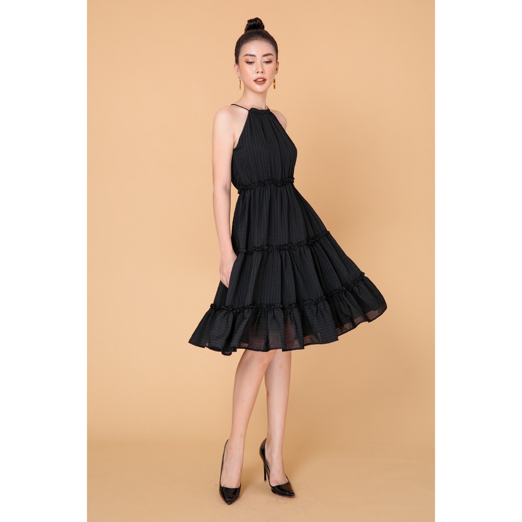 Đầm dài maxi cổ yếm - 20Again