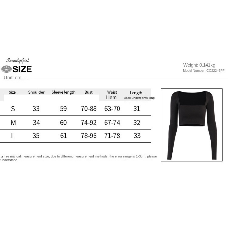 Áo Croptop Cổ Vuông Tay Dài Màu Trơn Thời Trang 2022 Quyến Rũ Cho Nữ