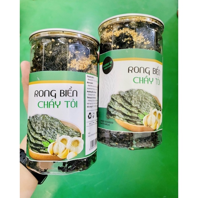 Hủ 200G Rong biển cháy tỏi mè loại ngon