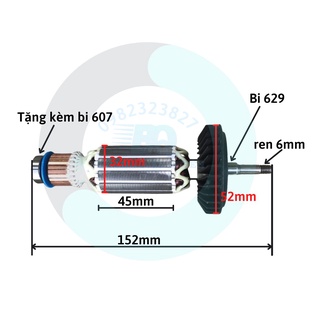Roto máy mài makita 9553nb-9553b -linh kien33