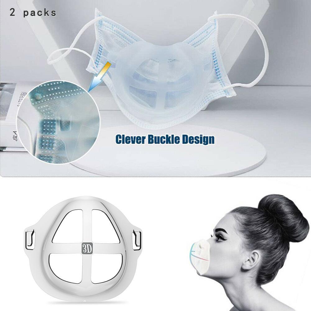 3 PCS/Set Khung 3D gắn bên trong khẩu trang chống ngạt thở thoáng khí thoải mái | BigBuy360 - bigbuy360.vn