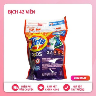 Viên Giặt Xả Quần Áo Tide Pods 3in1 42 Viên – Mỹ