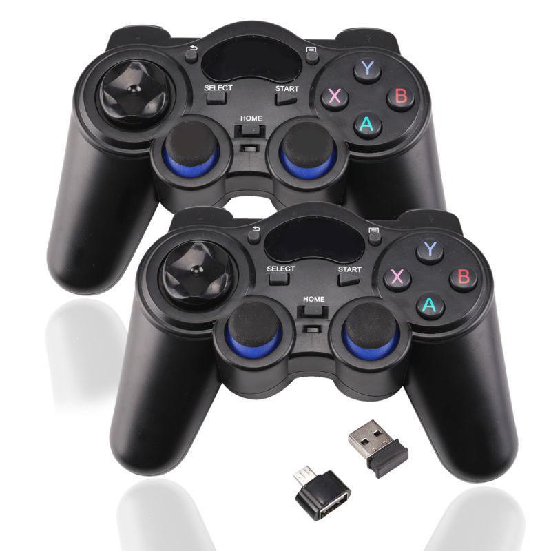 Tay Cầm Chơi Game Không Dây 2.4g Cho Pc / Ps3 Android / Điện Thoại Xiaomi Micro Usb / Type C Otg Smart P