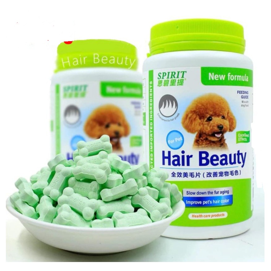 Viên Canxi/ Vitamin/ Khoáng/ Dưỡng lông bổ sung dinh dưỡng, kích thích ăn uống cho chó chính hãng Spirit