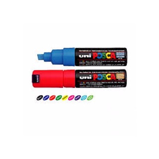 bút vẽ posca 8mm xanh,đen,đỏ,cam,tím,trắng,xuất xứ nhật bản