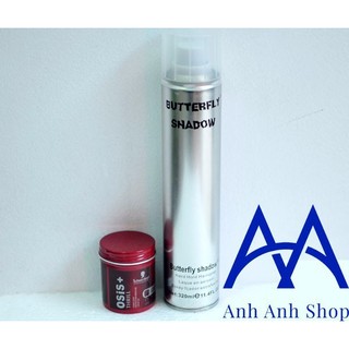 GÔM XỊT TÓC NAM BUTTERFLY SHADOW 320ML