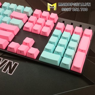 Set keycap Miami  thick PBT ninja OEM profile 104 keys