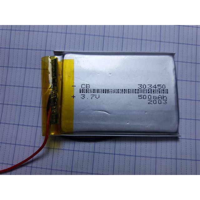 Pin polymer 3v7 500mah.