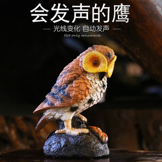 Mô hình chim cú trang trí sân vườn
