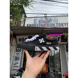 Giày Sneaker Vanss offwwhite đen