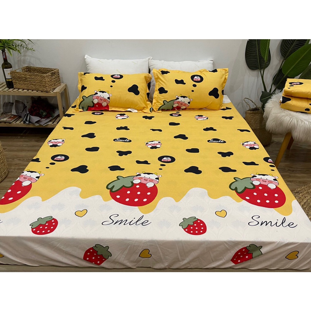 Ga trải giường bo chun bọc đệm[1m8x2m,2mx2m2]MẪU CẦU VỒNG | BigBuy360 - bigbuy360.vn