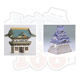 Mô hình giấy kiến trúc tòa thành Nikko Toshogu & Himeji Castle