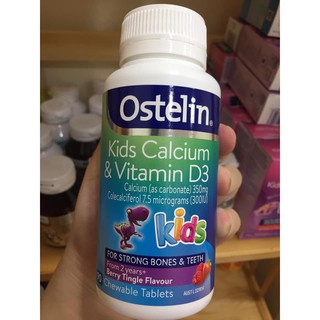 Vitamin D và Canxi Ostelin Kids - CANXI KHỦNG LONG CHO BÉ