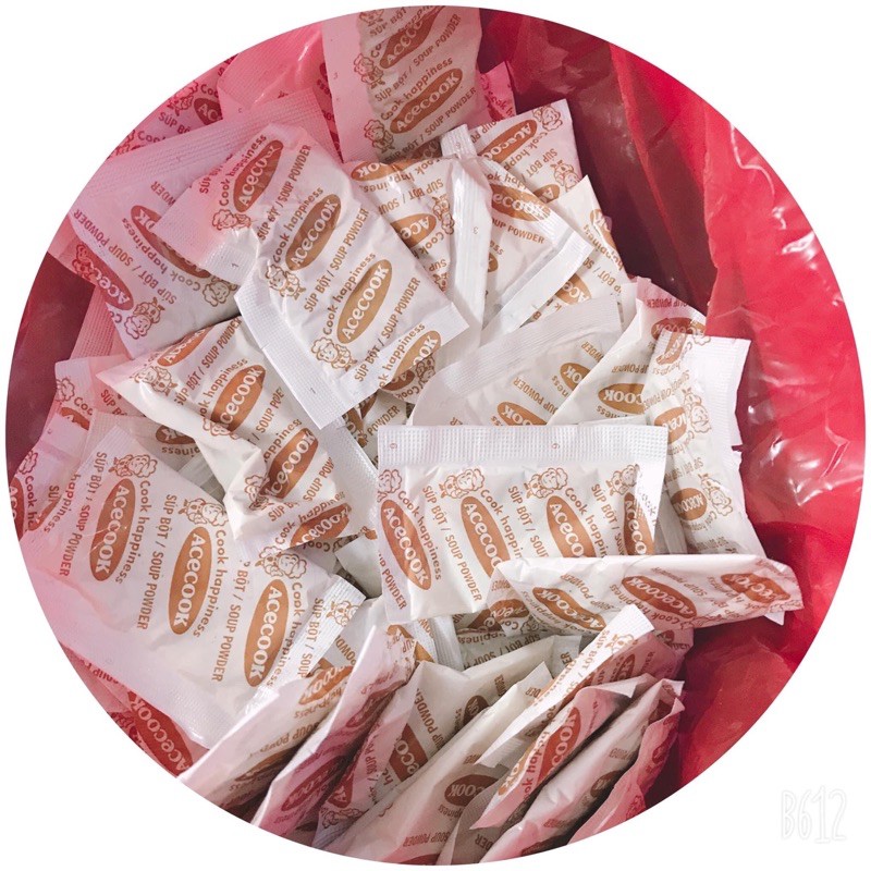 bột súp. bột canh tôm mỳ chua cay( 10 gói nhỏ) giadungthongminhhn88