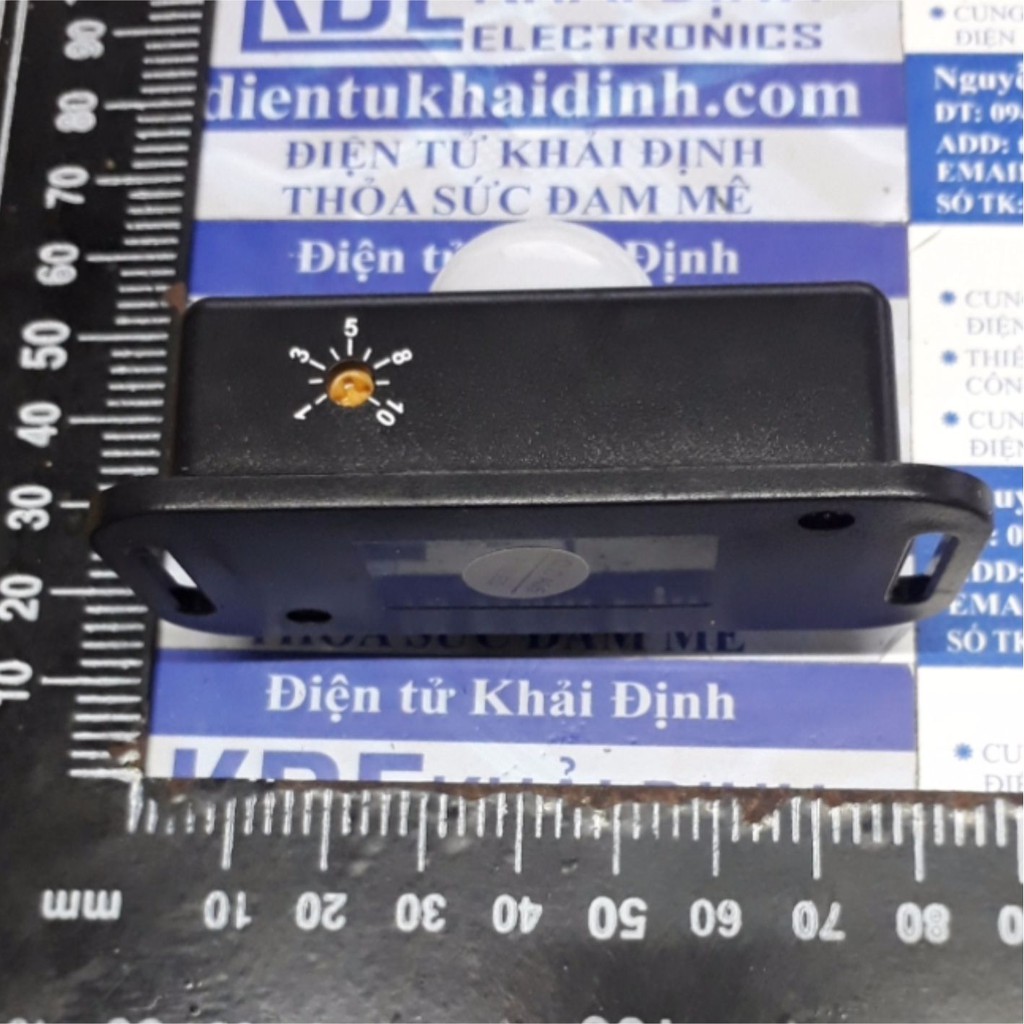module cảm biến chuyển động, người, PIR DC12/24V,đen domino ngoài kde2654