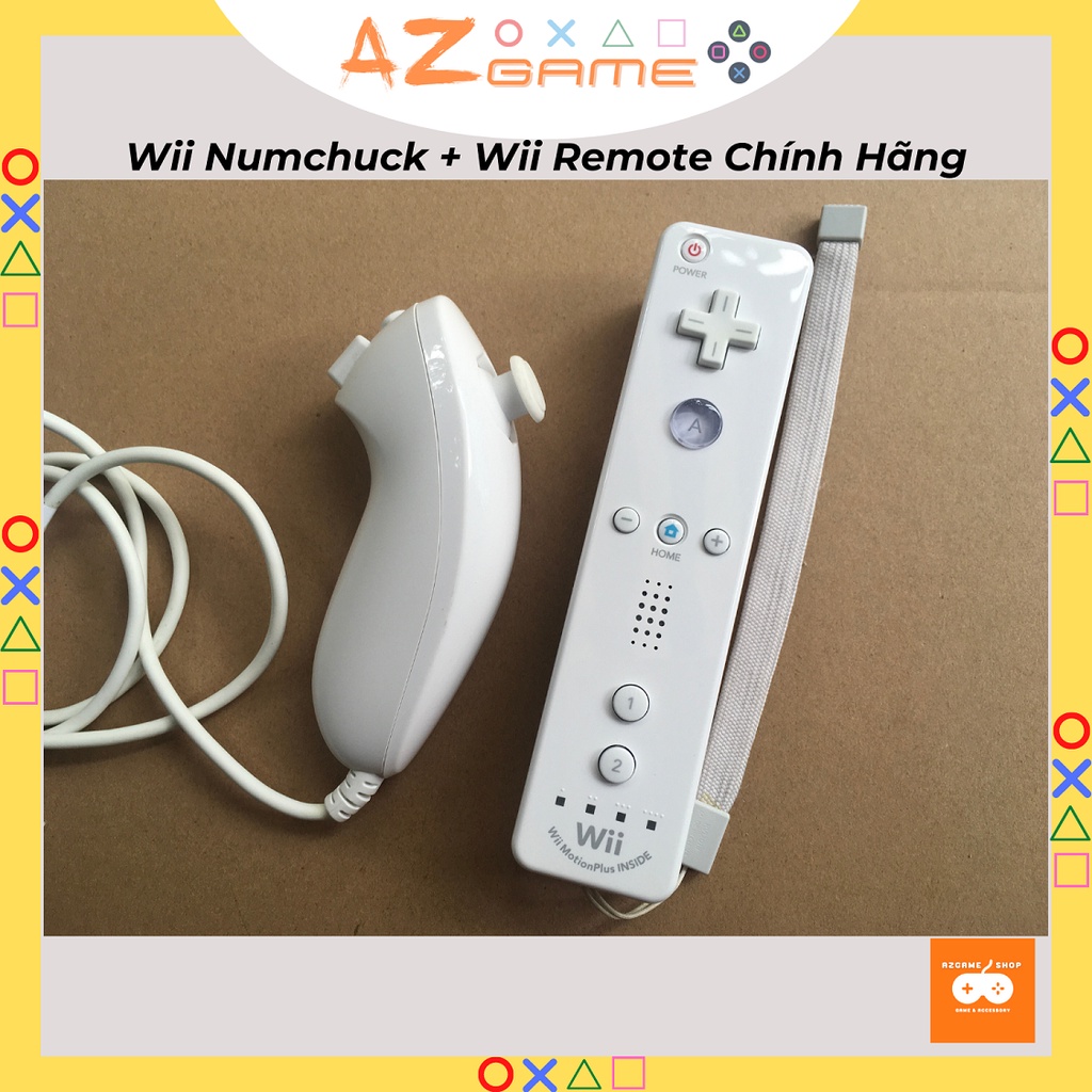 Tay Cầm Wii Nunchuck Và Tay Remote Plus Cho Nintendo Wii / Wii U Chính Hãng