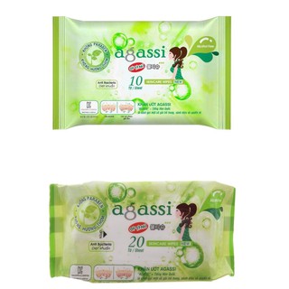 Khăn ướt diệt khuẩn Agassi không mùi