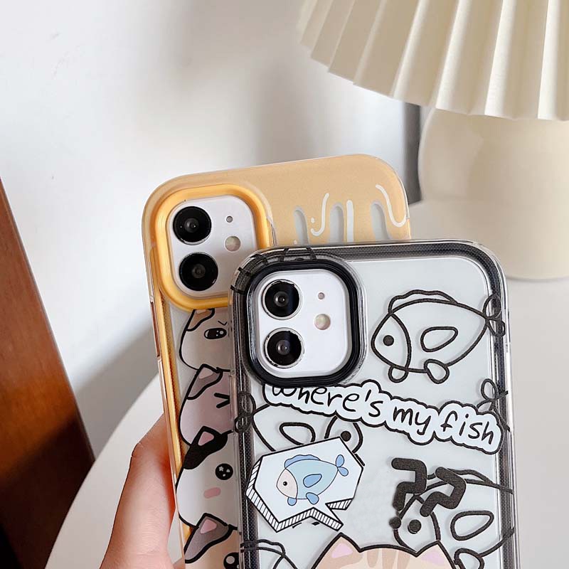 Ốp Điện Thoại TPU Silicon Mềm Chống Sốc 3 Trong 1 Cho iPhone 13 12 11 Pro Promax 6 6S 7 8 Plus X XR XSMax SE