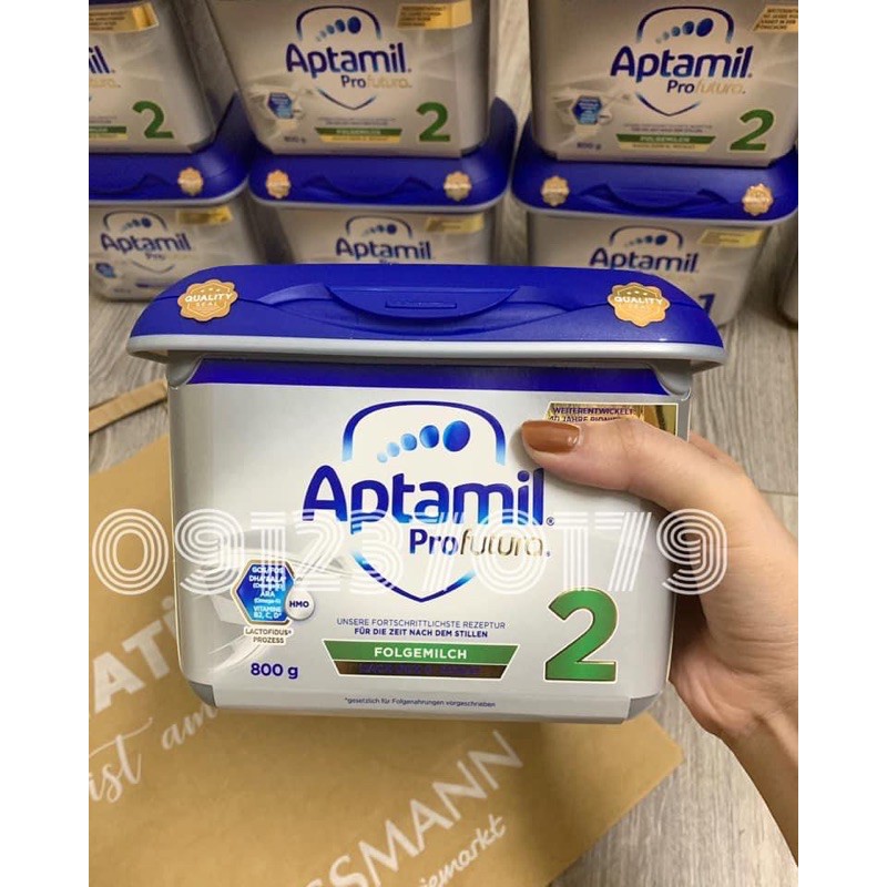 sữa Aptamil Profutura nội địa Đức 800 gram Pre , 1 , 2 hộp bạc (HÀNG AIR)