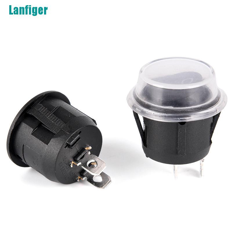 1 Công Tắc ON-OFF Tròn SPST 2 Chấu + Chống Thấm Nước Cho Xe Hơi