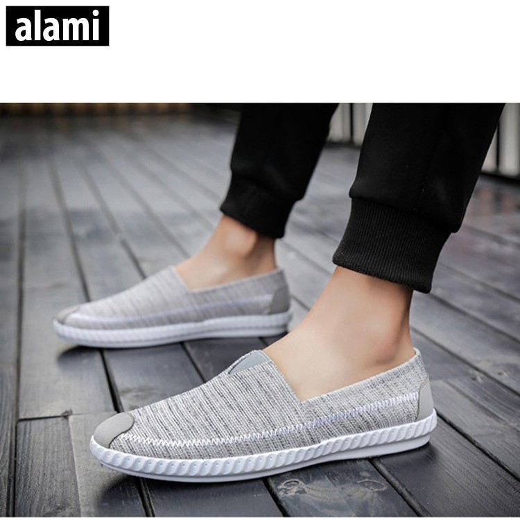 Giày lười vải nam Alami GL031 | BigBuy360 - bigbuy360.vn