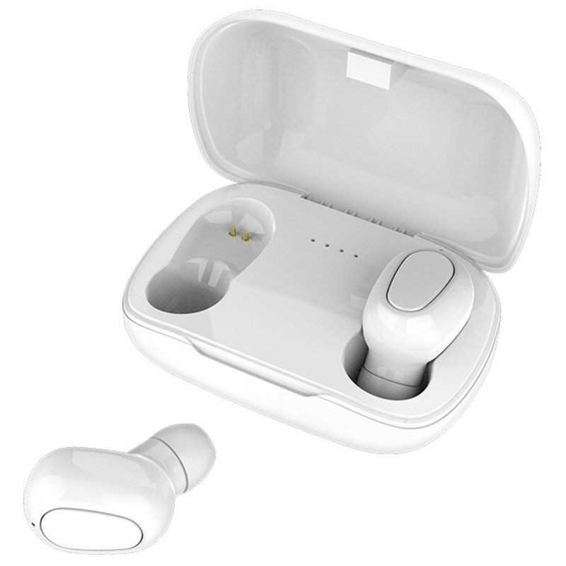 Tai Nghe Bluetooth 5.0 Không Dây  L21 Mini Có Hộp Sạc âm thanh cực hay