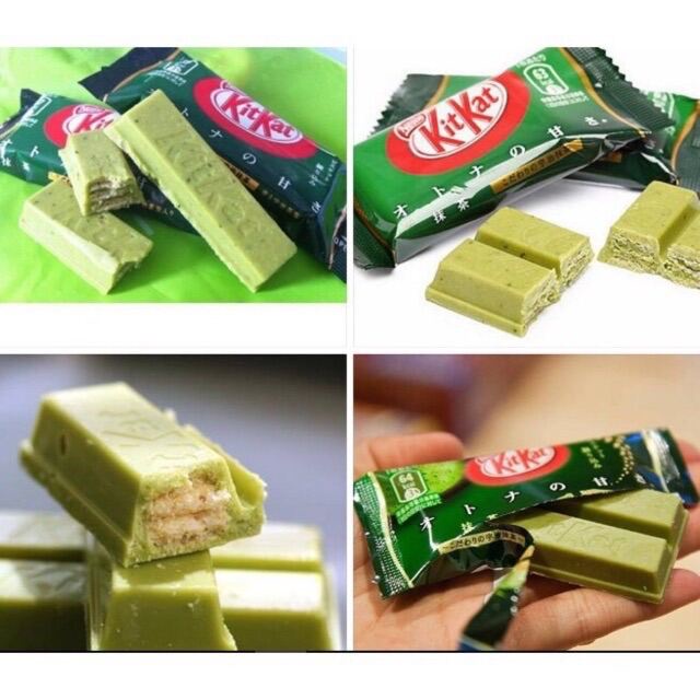Bánh xốp phủ trà xanh KitKat gói 136g