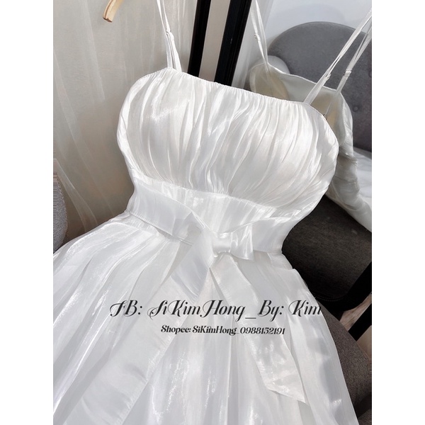 Đầm 2 dây voan tơ thiết kế 2 lớp mịn sịn size S( Ảnh shop chụp 100%) | BigBuy360 - bigbuy360.vn