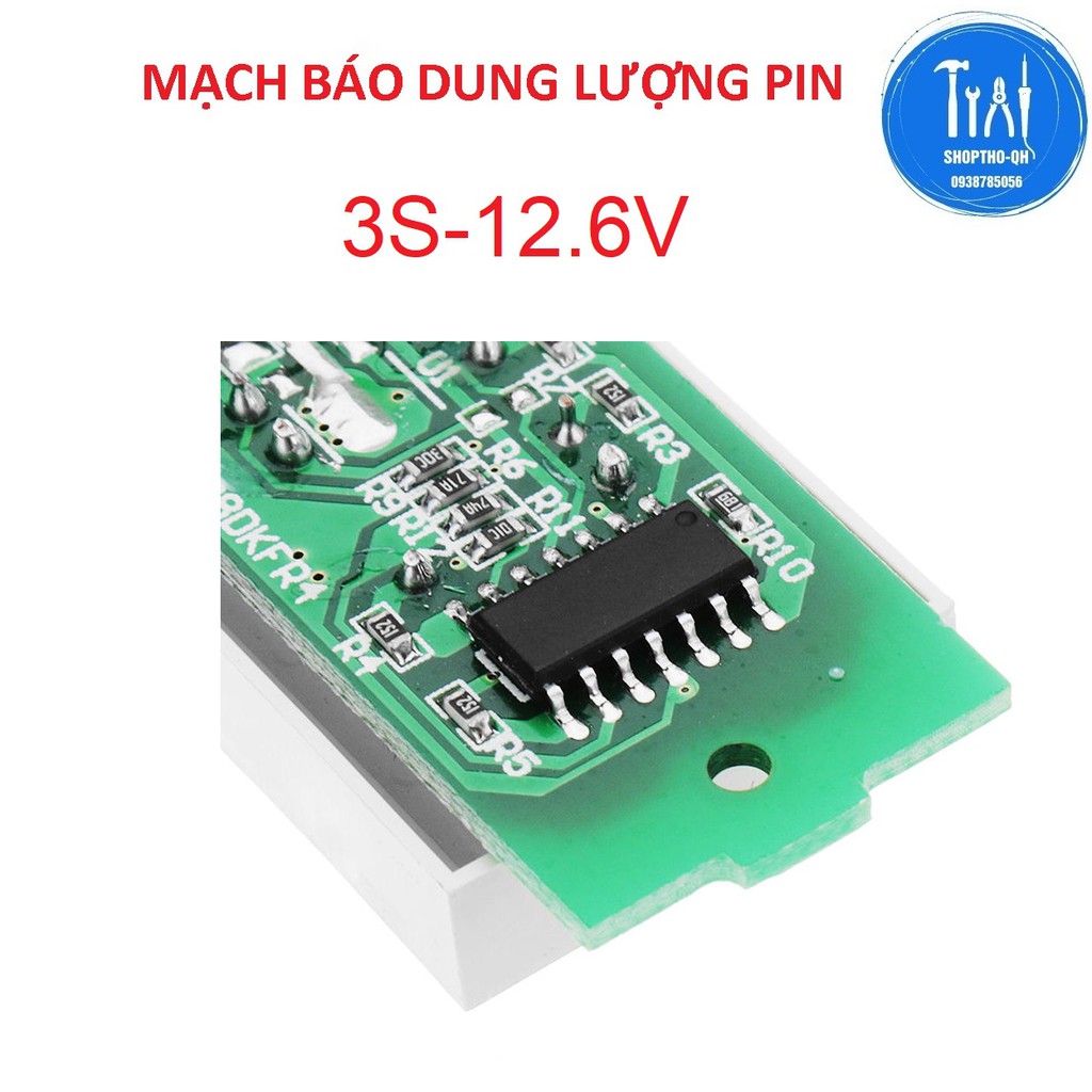 Mạch Báo Dung Lượng Pin 3S 12,6V