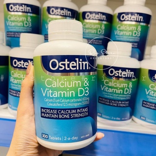 Ostelin Calcium & Vitamin D3 130 viên/300 viên - Canxi cho bà bầu