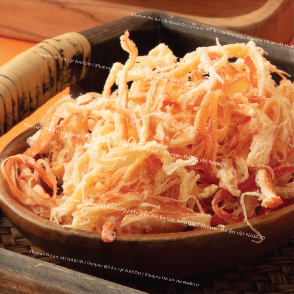 Mực Hấp Nước Dừa Xé Sợi Naboo Dai Ngon Chuẩn Vị Ăn Là Mê - Đồ Ăn Vặt Hà Nội 200g | BigBuy360 - bigbuy360.vn
