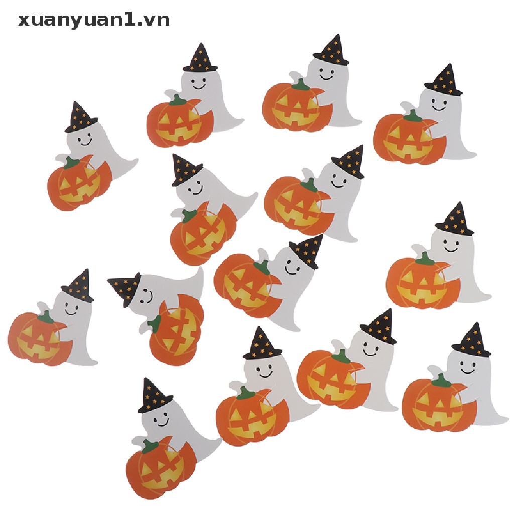 Set 50 Tấm Thiệp Kẹo Mút Phong Cách Halloween Độc Đáo