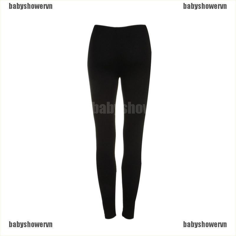 Quần legging phối họa tiết rách quyến rũ cho nữ