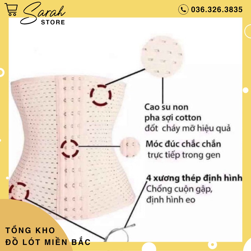 Đai Gen Bụng Thông Hơi Thoáng Khí 11