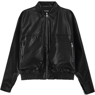 Áo da jacket unisex fomo gramp jacket